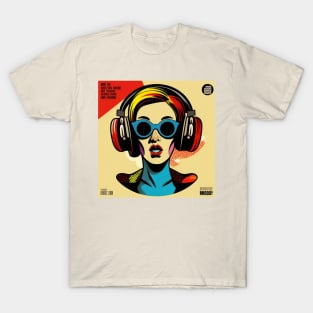 Pop Art Vinyl LP Midcentury T-Shirt